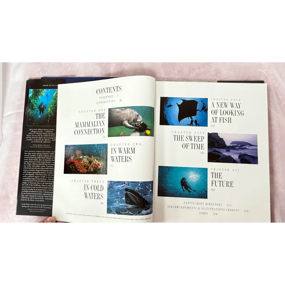 Wild Ocean Americas Parks Under the Sea Sylvia Earle National Geographic Book